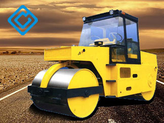 Double Drum Road Roller